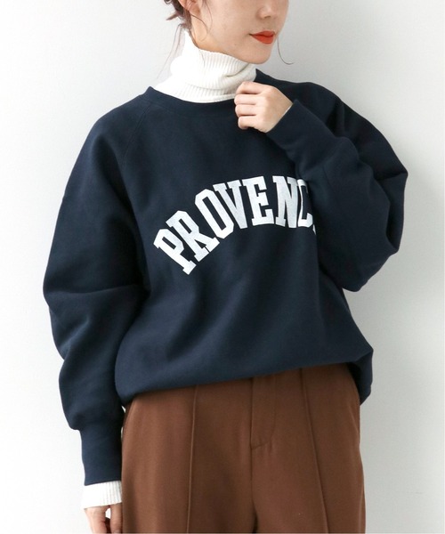 Simplicite(サンプリシテ)の「カレッジロゴスウェット2(Tシャツ/カットソー・レディース・ホワイト/ネイビー/ブルー系その他・FREE)」の11枚目の写真