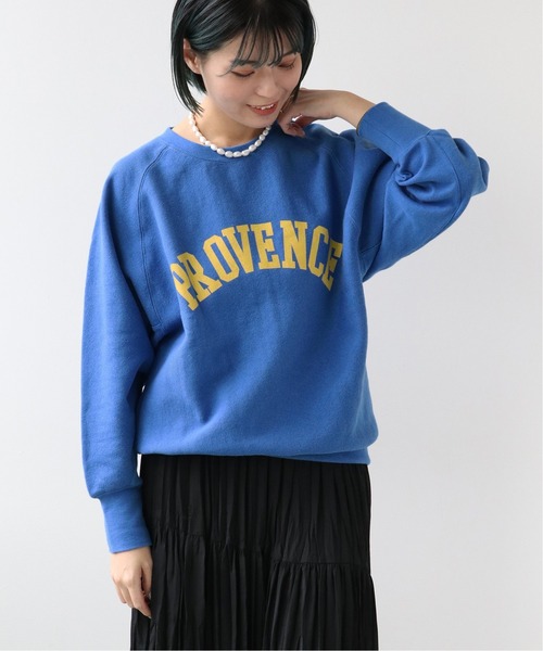 Simplicite(サンプリシテ)の「カレッジロゴスウェット2(Tシャツ/カットソー・レディース・ホワイト/ネイビー/ブルー系その他・FREE)」の12枚目の写真