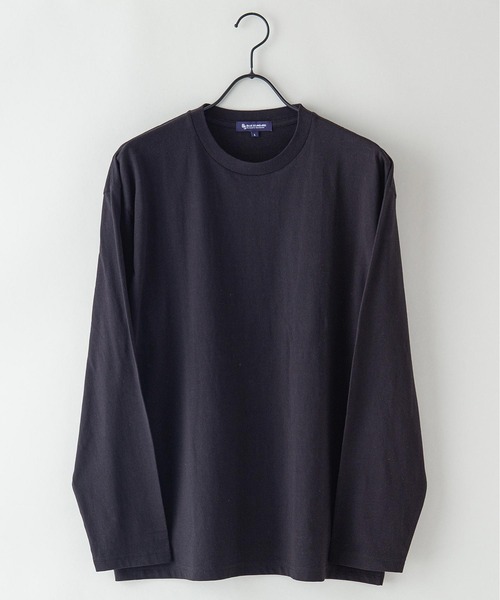 Blue Standard (ブルースタンダード)の「【BLUE STANDARD/ブルースタンダード】ポケット付きビッグTシャツ ルーズロンT 2枚セット コットン100%(Tシャツ/カットソー・メンズ・ホワイト/ダークグリーン/オフホワイト/ダークベージュ/ブラック・MEDIUM/X-LARGE/LARGE)」の7枚目の写真