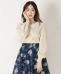 WILLSELECTION | レースVスクエア2wayニット(ニット/セーター)