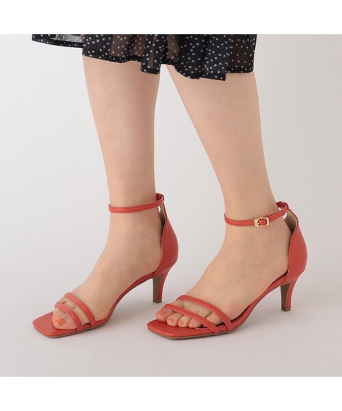 index（インデックス）の「◆ダブルベルトアンクルストラップサンダル（サンダル・レディース・ブラック/ライトベージュ/ダークオレンジ・01/02/03）」の16枚目の写真