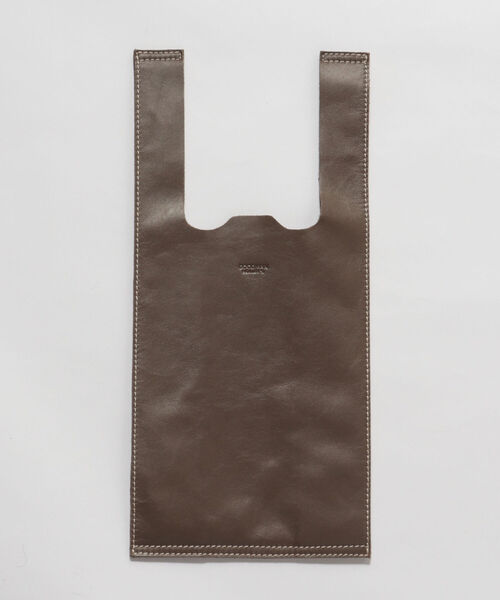 NOLLEY'S goodman(ノーリーズグッドマン)の「サントノーレ MINI REGISTER BAG ミニ レジスター バッグ(ハンドバッグ・メンズ・ブラック/グレイッシュベージュ・FREE)」の1枚目の写真