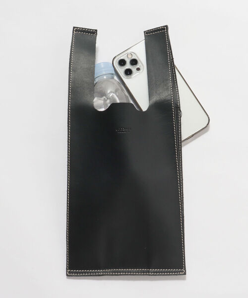 NOLLEY'S goodman(ノーリーズグッドマン)の「サントノーレ MINI REGISTER BAG ミニ レジスター バッグ(ハンドバッグ・メンズ・ブラック/グレイッシュベージュ・FREE)」の2枚目の写真