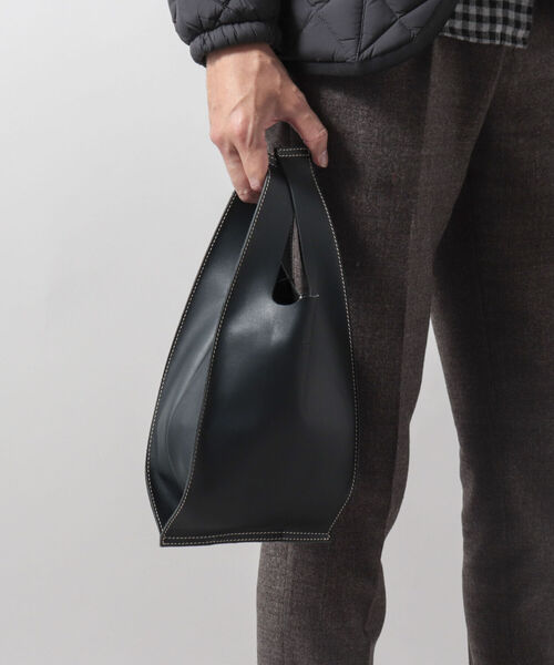 NOLLEY'S goodman(ノーリーズグッドマン)の「サントノーレ MINI REGISTER BAG ミニ レジスター バッグ(ハンドバッグ・メンズ・ブラック/グレイッシュベージュ・FREE)」の6枚目の写真
