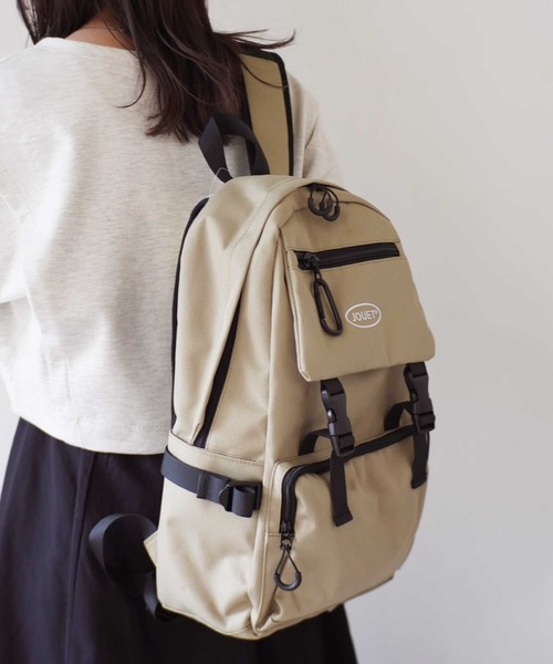 Jouet(ジョエット)の「【 JOUET / ジョエット 】ダブル バックル バックパック_(バックパック/リュック・レディース・ブラック/ベージュ/グレー・FREE)」の5枚目の写真