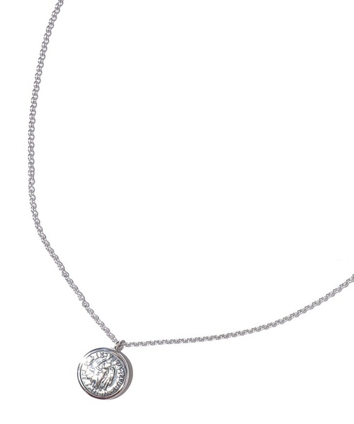 TOM WOOD(トムウッド)の「TOMWOOD/トムウッド Coin Pendant Angel Short コインネックレス(ネックレス・メンズ・シルバー・FREE)」の1枚目の写真