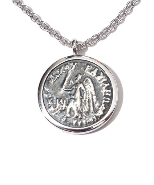TOM WOOD(トムウッド)の「TOMWOOD/トムウッド Coin Pendant Angel Short コインネックレス(ネックレス・メンズ・シルバー・FREE)」の11枚目の写真