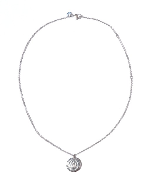 TOM WOOD(トムウッド)の「TOMWOOD/トムウッド Coin Pendant Angel Short コインネックレス(ネックレス・メンズ・シルバー・FREE)」の14枚目の写真