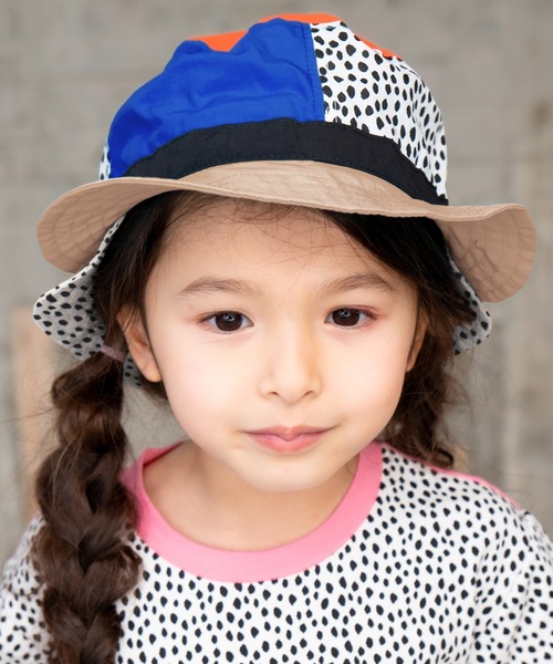 RAGMART（ラグマート）の「ハット＆おさかなサコッシュセット（ハット・キッズ・ベージュ/ピンク/ブルー・S/M/L）」の2枚目の写真