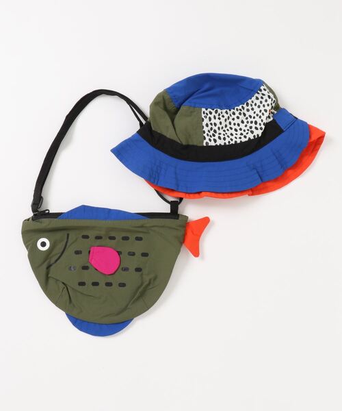 RAGMART（ラグマート）の「ハット＆おさかなサコッシュセット（ハット・キッズ・ベージュ/ピンク/ブルー・S/M/L）」の11枚目の写真
