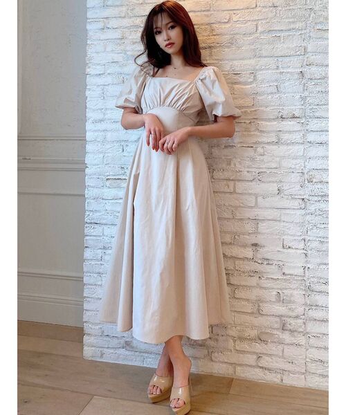 RESEXXY（リゼクシー）の「バッククロスフレアワンピース（ワンピース・レディース・ブラック/ピンク/ブルー/アイボリー・FREE）」の13枚目の写真