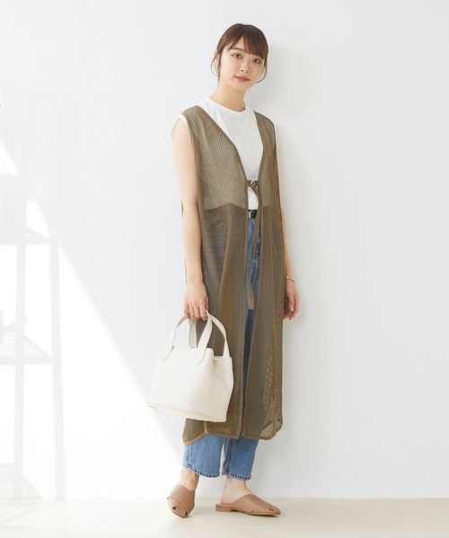 menue(メヌエ)の「スクエアトゥクロスサンダル(サンダル・レディース・アイボリー/ブラック/ダークベージュ・M/S/LL/L)」の22枚目の写真