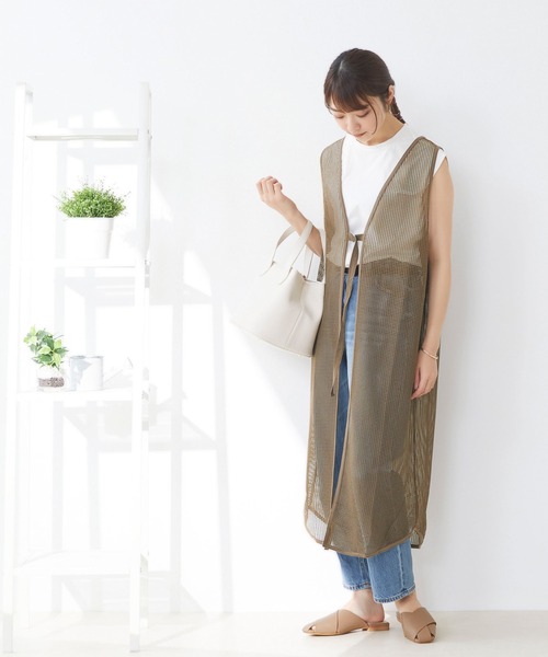 menue(メヌエ)の「スクエアトゥクロスサンダル(サンダル・レディース・アイボリー/ブラック/ダークベージュ・M/S/LL/L)」の18枚目の写真