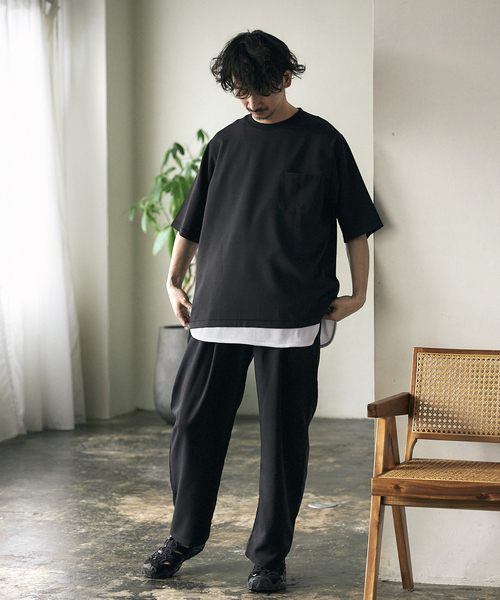 サッカーハーフスリーブワイドTシャツ