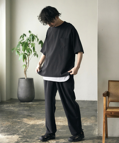 サッカーハーフスリーブワイドTシャツ