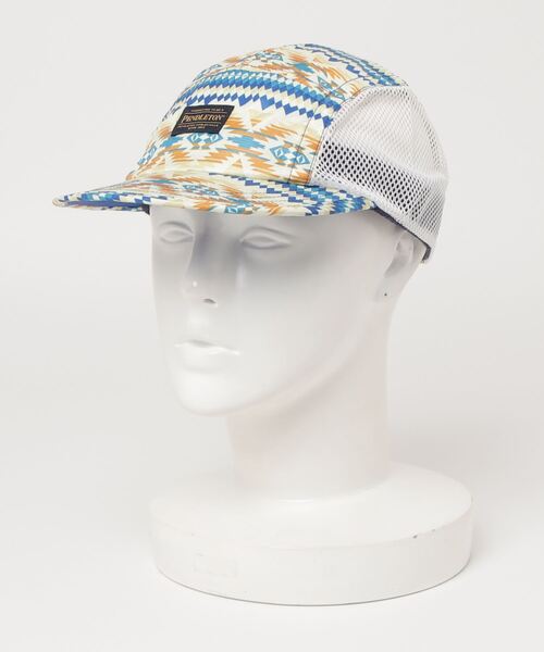 PENDLETON（ペンドルトン）の「ST:PENDLETON JET CAP ペンドルトン ジェットキャップ（キャップ・キッズ・アイボリー/グレー・FREE）」の6枚目の写真