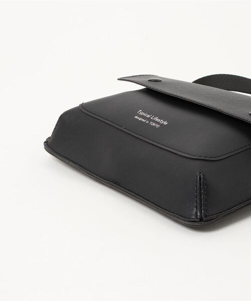 BACK NUMBER（バックナンバー）の「【BACK NUMBER】ＰＵスクエアショルダーバッグ（ショルダーバッグ・メンズ・ブラック/グレー・ONE SIZE）」の3枚目の写真