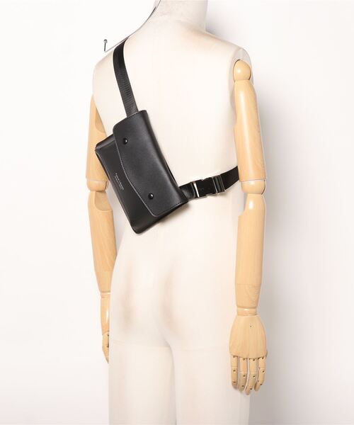 BACK NUMBER（バックナンバー）の「【BACK NUMBER】ＰＵスクエアショルダーバッグ（ショルダーバッグ・メンズ・ブラック/グレー・ONE SIZE）」の4枚目の写真