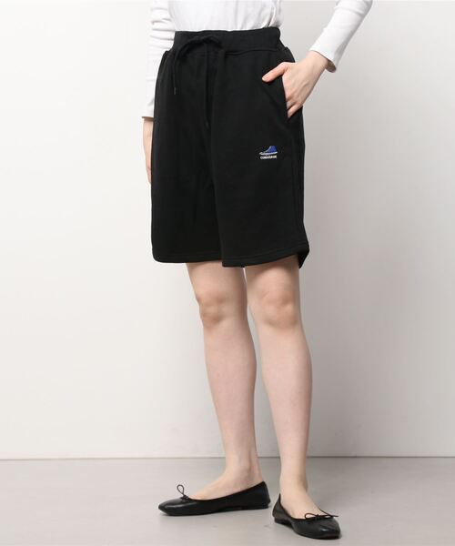 CONVERSE（コンバース）の「【CONVERSE/コンバース】ヘビーウエイト ワンポイント スウェットハーフパンツ（その他パンツ・レディース・ホワイト/ブラック/グリーン/ホワイト系その他/ブラック系その他/グリーン系その他・M/L/XL）」の19枚目の写真