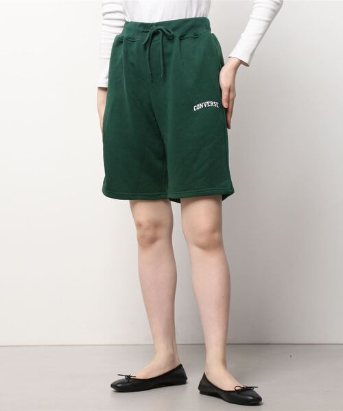 CONVERSE（コンバース）の「【CONVERSE/コンバース】ヘビーウエイト ワンポイント スウェットハーフパンツ（その他パンツ・レディース・ホワイト/ブラック/グリーン/ホワイト系その他/ブラック系その他/グリーン系その他・M/L/XL）」の22枚目の写真
