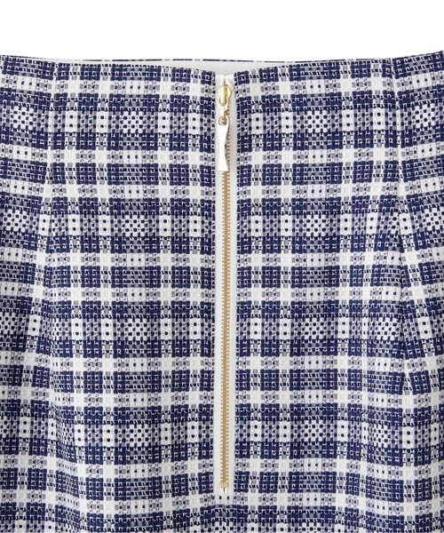 PROPORTION BODY DRESSING（プロポーションボディドレッシング）の「サマーチェックタイトスカート / 1212120409（スカート・レディース・ネイビー/ブラック・SMALL/X-SMALL/MEDIUM）」の12枚目の写真