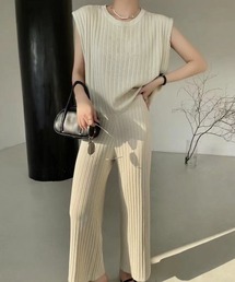 リブニットセットアップ