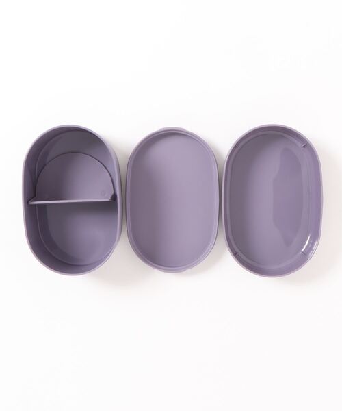 UNICOM(ユニコン)の「Ohhh BENTOU/お弁当箱/スモーキーカラー(お弁当箱・レディース・ライトブルー/アイボリー/モスグリーン/ラベンダー/レモンイエロー/スモークグレー/チョコ/ベビーピンク・FREE)」の13枚目の写真