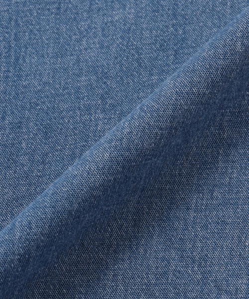 TOMMY HILFIGER（トミーヒルフィガー）の「ショートスリーブデニムシャツ（シャツ/ブラウス・キッズ・ブルー・80ｃｍ/90cm/110cm/100cm/120cm）」の8枚目の写真