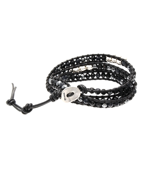 CHAN LUU（チャンルー）の「チャンルー【CHANLUU】3連ブレスレット（ブレスレット・メンズ・ブラック/グレー系その他/ネイビー・FREE）」の5枚目の写真