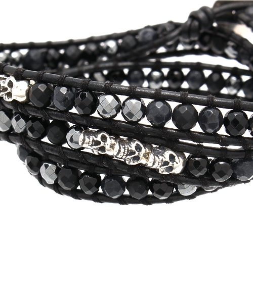 CHAN LUU（チャンルー）の「チャンルー【CHANLUU】3連ブレスレット（ブレスレット・メンズ・ブラック/グレー系その他/ネイビー・FREE）」の6枚目の写真