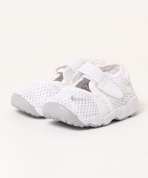 NIKE(ナイキ)の「NIKE LITTLE RIFT TD 317415-111(サンダル・キッズ・ホワイト・15cm/16cm/12cm/14㎝/13㎝)」の9枚目の写真