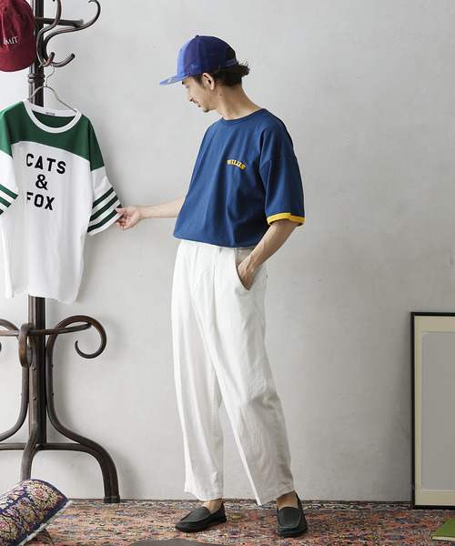 JOURNAL STANDARD relume(ジャーナルスタンダード レリューム)の「8OZ DENIM SLACKS(デニムパンツ・メンズ・ホワイト/ネイビー・LARGE/MEDIUM/SMALL)」の5枚目の写真