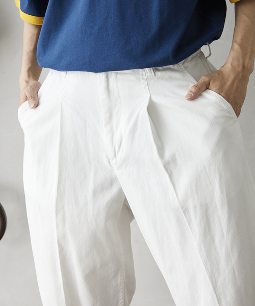 JOURNAL STANDARD relume(ジャーナルスタンダード レリューム)の「8OZ DENIM SLACKS(デニムパンツ・メンズ・ホワイト/ネイビー・LARGE/MEDIUM/SMALL)」の10枚目の写真