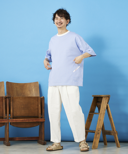 JOURNAL STANDARD relume(ジャーナルスタンダード レリューム)の「8OZ DENIM SLACKS(デニムパンツ・メンズ・ホワイト/ネイビー・LARGE/MEDIUM/SMALL)」の12枚目の写真