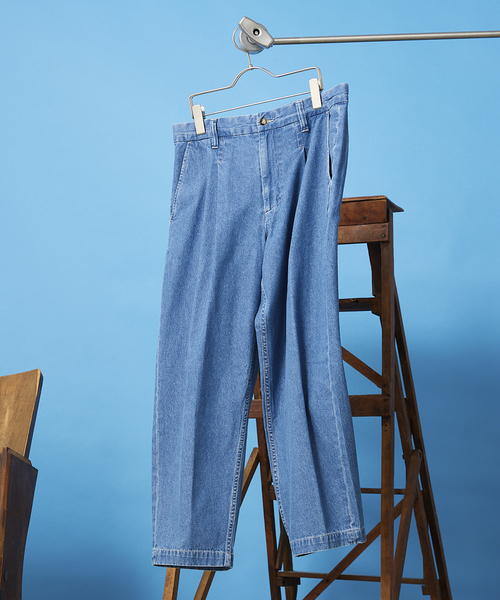 JOURNAL STANDARD relume(ジャーナルスタンダード レリューム)の「8OZ DENIM SLACKS(デニムパンツ・メンズ・ホワイト/ネイビー・LARGE/MEDIUM/SMALL)」の21枚目の写真