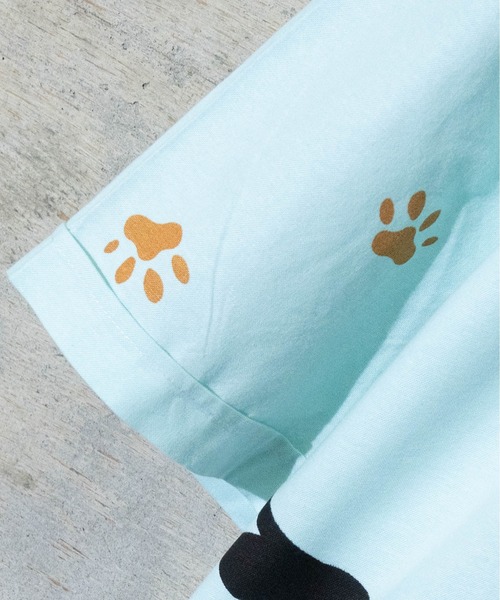 Candy Fantasy(キャンディーファンタジー)の「【a】オックス フレンチブル/ネコ柄半袖レギュラーシャツ(シャツ/ブラウス・メンズ・ホワイト/サックスブルー/ライトグリーン/ホワイト系その他・MEDIUM/LARGE)」の20枚目の写真