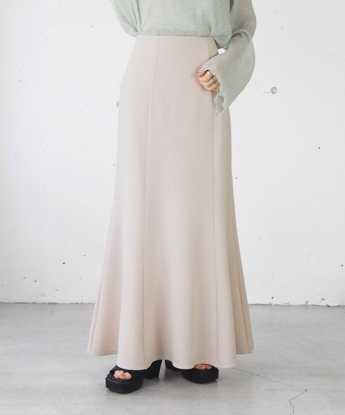 tiptop（ティップトップ）の「【2サイズ展開】リップルマーメイドスカート【web限定Sサイズあり】（スカート・レディース・アイボリー/ブラック/ブラウン・S/M）」の14枚目の写真