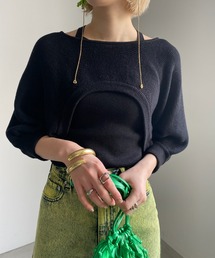 3WAY BOLERO LAYERED TOP