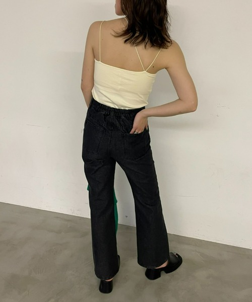 AIC.（エーアイシー）の「【再入荷】2wayパッド付きアシンメトリーキャミソール（キャミソール・レディース・ブラック/オフホワイト/イエロー/オレンジ・FREE）」の13枚目の写真