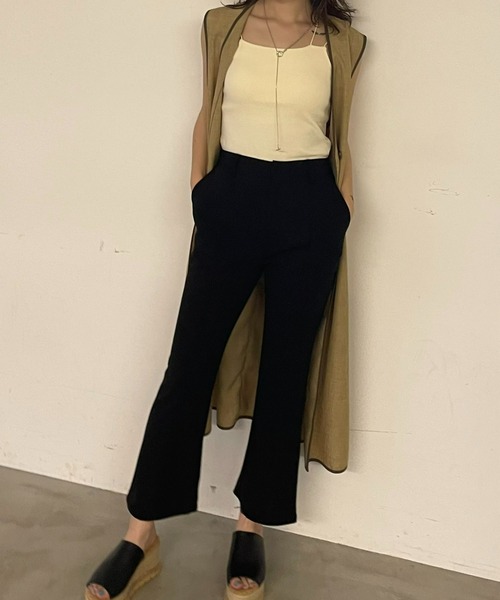 AIC.（エーアイシー）の「【再入荷】2wayパッド付きアシンメトリーキャミソール（キャミソール・レディース・ブラック/オフホワイト/イエロー/オレンジ・FREE）」の15枚目の写真