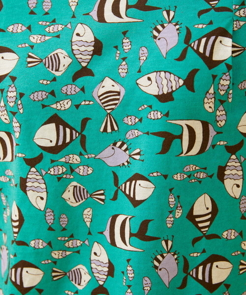 Jocomomola(ホコモモラ)の「Pescad ソーナノプリントカットソー(Tシャツ/カットソー・レディース・ネイビー/グリーン・40)」の8枚目の写真