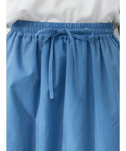 Green　Parks（グリーンパークス）の「コットンレースティアードスカート（スカート・レディース・オレンジ/ブルー/アイボリー・FREE）」の13枚目の写真