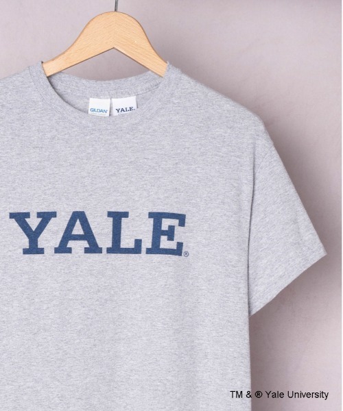 THE BAREFOOT（ベアフット）の「【 YALE / イェール 】 YALE LOGO Tee プリント 染み込み イエール カレッジT（Tシャツ/カットソー・メンズ・ホワイト/グレー/ナチュラル・MEDIUM/LARGE/X-LARGE）」の3枚目の写真