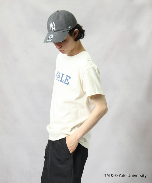 THE BAREFOOT（ベアフット）の「【 YALE / イェール 】 YALE LOGO Tee プリント 染み込み イエール カレッジT（Tシャツ/カットソー・メンズ・ホワイト/グレー/ナチュラル・MEDIUM/LARGE/X-LARGE）」の13枚目の写真