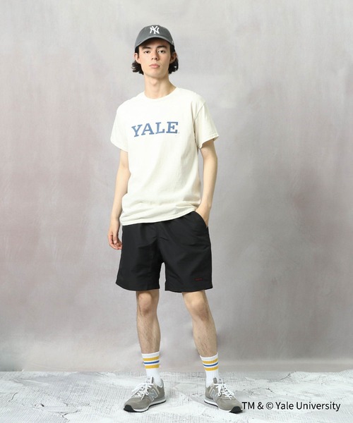THE BAREFOOT（ベアフット）の「【 YALE / イェール 】 YALE LOGO Tee プリント 染み込み イエール カレッジT（Tシャツ/カットソー・メンズ・ホワイト/グレー/ナチュラル・MEDIUM/LARGE/X-LARGE）」の12枚目の写真