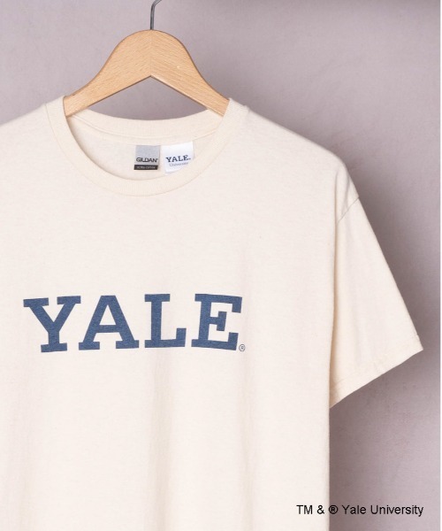 THE BAREFOOT（ベアフット）の「【 YALE / イェール 】 YALE LOGO Tee プリント 染み込み イエール カレッジT（Tシャツ/カットソー・メンズ・ホワイト/グレー/ナチュラル・MEDIUM/LARGE/X-LARGE）」の19枚目の写真