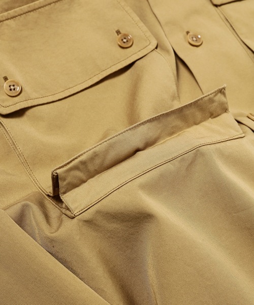 LEMAIRE ベージュ 長袖シャツ LEMAIRE（ルメール）の「MILITARY SHIRT（シャツ/ブラウス