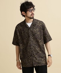 NANO universe | LB.04/ダークアロハリネンシャツ(シャツ/ブラウス)