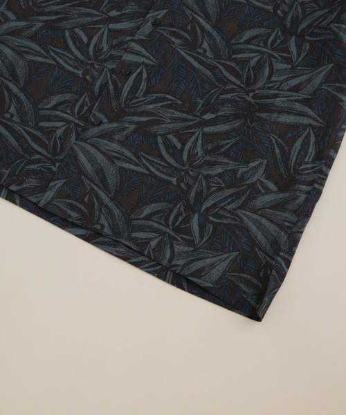 NANO universe(ナノユニバース)の「LB.04/ダークアロハリネンシャツ(シャツ/ブラウス・メンズ・ホワイト系その他/ブルー系その他3/ブラウン系その他3・S/M/L/XL)」の11枚目の写真