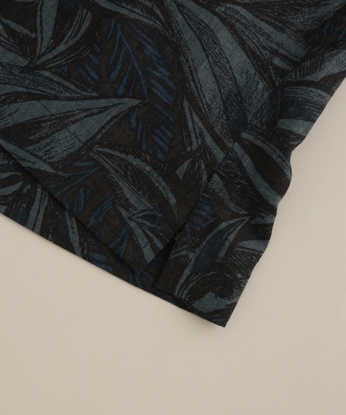 NANO universe(ナノユニバース)の「LB.04/ダークアロハリネンシャツ(シャツ/ブラウス・メンズ・ホワイト系その他/ブルー系その他3/ブラウン系その他3・S/M/L/XL)」の12枚目の写真